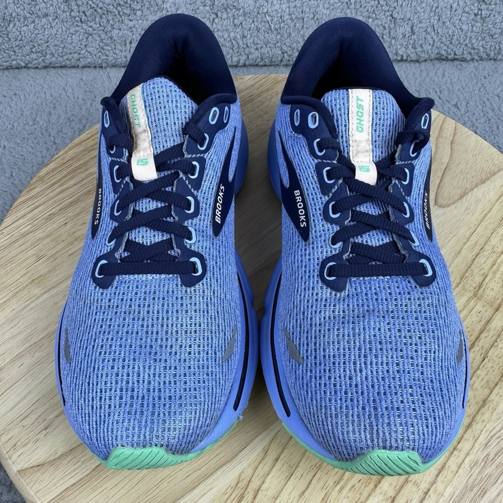Brooks Ghost 15 Womens 7.5 Blue Road Running Shoes Walking Gym 1203801B472 - Picture 3 of 11